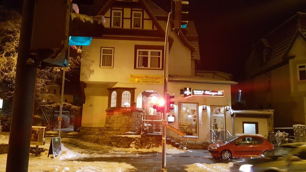 Pension Wasunger Tor Meiningen Esterno foto
